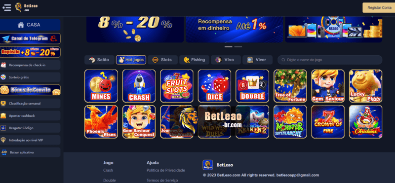 Probabilidades dos jogos de hoje